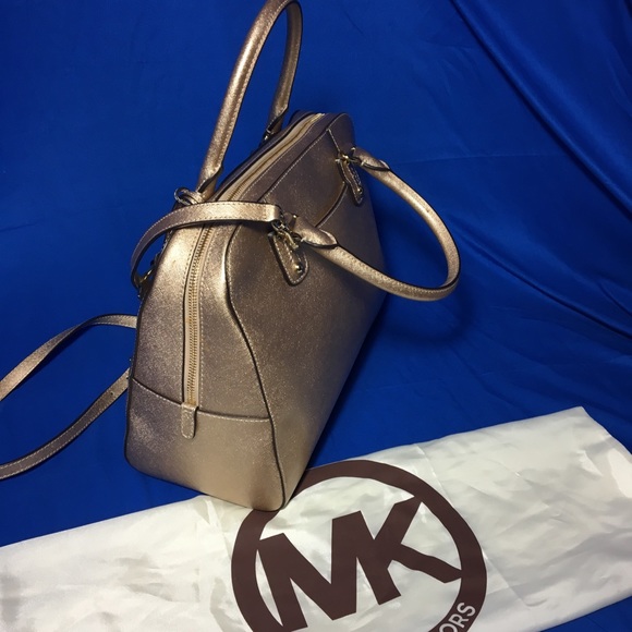 Michael Kors Gold Satchel Purse